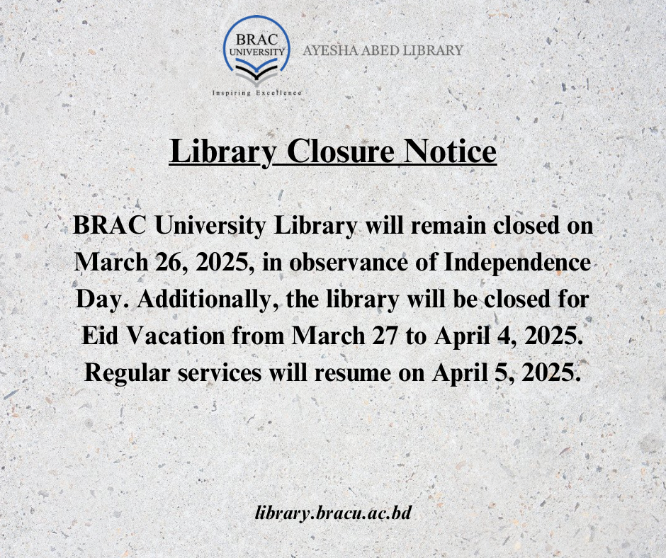 Library Closure Notice